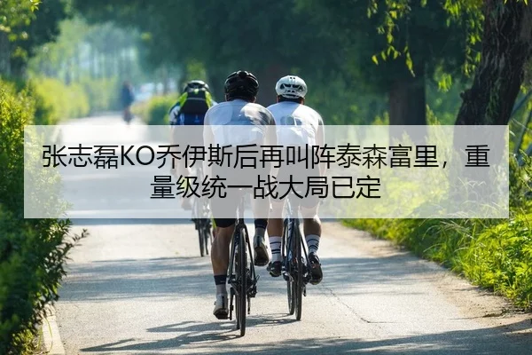 张志磊KO乔伊斯后再叫阵泰森富里，重量级统一战大局已定